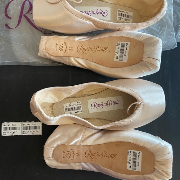 Russian Pointe Shoes Brand New Russian Ballet Dance Pointe Shoes